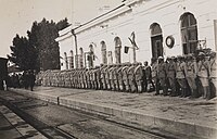 Советские солдаты на построении, 1925 год
