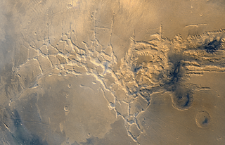 Noctis Labyrinthus labyrinthus on Mars