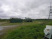 Production infrastructure near Old Trent Road about midway between Beckingham and Gainsbourgh Nodding Donkeys - geograph.org.uk - 173689.jpg