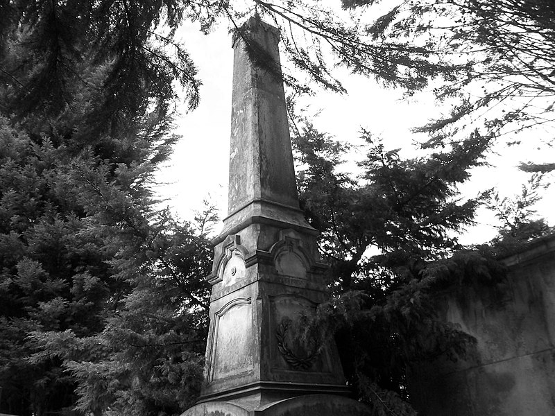 File:Obelisco en el Cementerio Central - panoramio.jpg