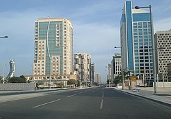 Office buildings on Alad Al Sharqi St in Lusail.jpg