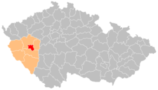 Okres Plzeň-město na mapě