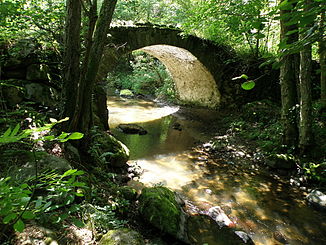 The Riberolles bridge at Olloix