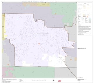 <span class="mw-page-title-main">Oregon's 50th House district</span> Legislative districts in the state of Oregon