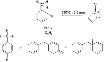 ortho-isotoluene synthesis and reactions