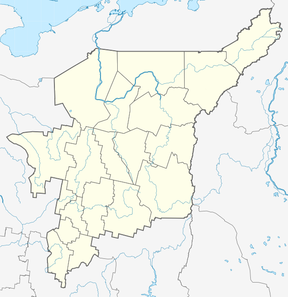 Žemėlapis rodantis Jugyd Va nacionalinis parkas vietą.