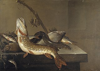 Stilleven met vis