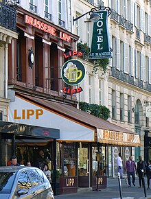 Datei:P1240306_Paris_VI_bd_Saint-Germain_brasserie_Lipp_rwk.jpg