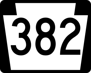 <span class="mw-page-title-main">Pennsylvania Route 382</span> State highway in York County, Pennsylvania, US