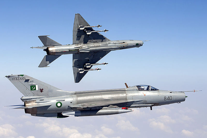 File:Pakistan Air Force Chengdu F-7PG inflight.jpg