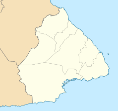 Mapa konturowa Los Santos, u góry nieco na prawo znajduje się punkt z opisem „Las Tablas”