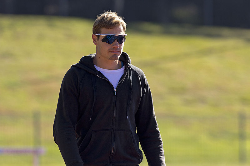 File:Paralympic athlete Evan O'Hanlon at the AIS Track and Field.jpg