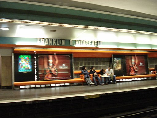 Paris Metro - Ligne 1 - Franklin D Roosevelt - Avant renovation