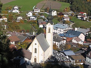 Parish church Arzl in the Pitztal