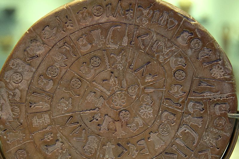 File:Phaistos disk, side A, 1850-1300 BC, AMH, 145108x.jpg