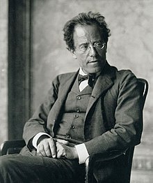 Gustav Mahler, photographed in 1907 by Moritz Nähr at the end of his period as director of the Vienna Hofoper (Source: Wikimedia)