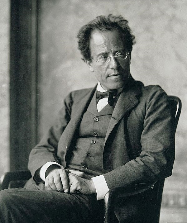 Gustav Mahler, photographed in 1907 by Moritz Nähr at the end of his period as director of the Vienna Hofoper