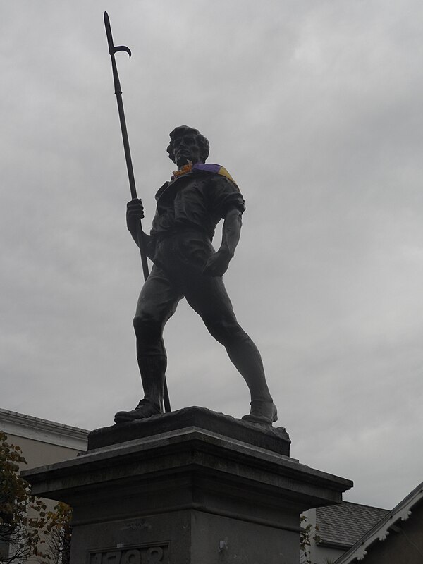 "Pikeman" statue in Wexford Town