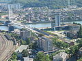 Le pont du Pays de Liège vu de Cointe
