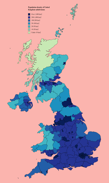 Fájl:Population density of United Kingdom subdivisions.png