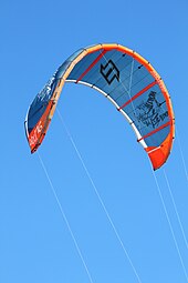 A leading edge inflatable kite PowerSail detail.JPG