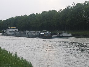 Motor ship in Preussisch Oldendorf