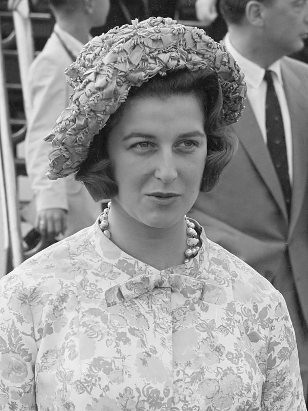 Princess Alexandra of Kent on a visit to the Netherlands in June 1961