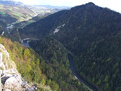 De doorbraak van Dunajec in Pieniny