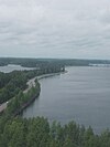 Highway 14 along the Punkaharju ridge