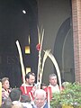 Benedicció dels Rams a la parròquia de Santa Agnès (Sant Gervasi, Barcelona).