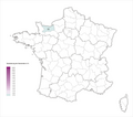 Reduktion der Gemeinden in Frankreich pro Département 2020