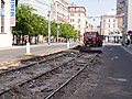 Čeština: Úsek Anděl – Bertramka, rekonstrukce tramvajové trati Anděl – Sídliště Řepy, Praha English: Segment Anděl – Bertramka, reconstruction of tram track Anděl – Sídliště Řepy, Prague