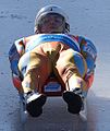 Deutsch: Vorletztes Saisonrennen im Rennrodel-Weltcup der Saison 2014/15 vom 19. bis 22. Februar 2015 in Altenberg/Erzgebirge. Tag 1: Training. English: Luge world cup race season 2014/15 in Altenberg/Germany, 19th to 22nd Februar 2015. Day 1: training.