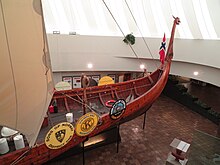 Replica Viking Ship, Hjemkomst Center, Moorhead, Minnesota