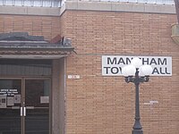 Mangham Town Hall Revised Mangham, LA, Town Hall IMG 0344.JPG