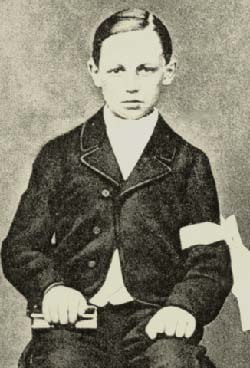 Rimbaud on the day of his First Communion