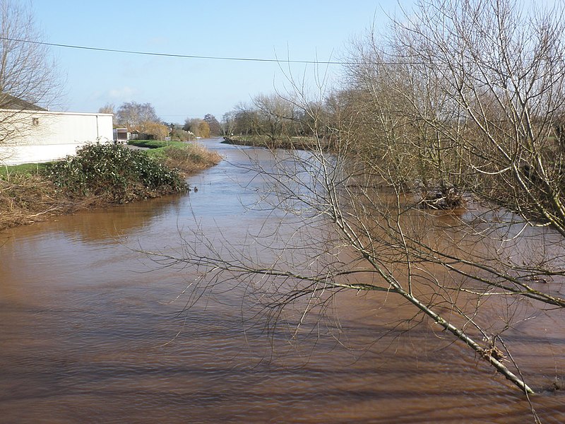 File:River Tone in full flood, Creech St Michael - geograph.org.uk - 3315070.jpg