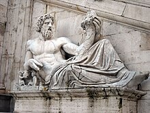 Statue du Tibre personnifié.