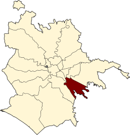 Municipalité de Rome X - Localisation