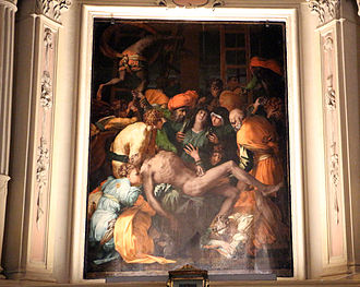 Deposition by Rosso Fiorentino Rosso fiorentino, deposizione di sansepolcro, 1528, 01.JPG