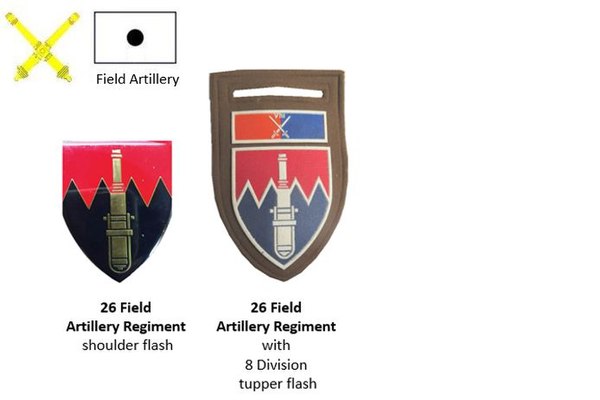 SADF era 26 Field Artillery Regiment insignia SADF era 26 Field Artillery Regiment insignia.jpg