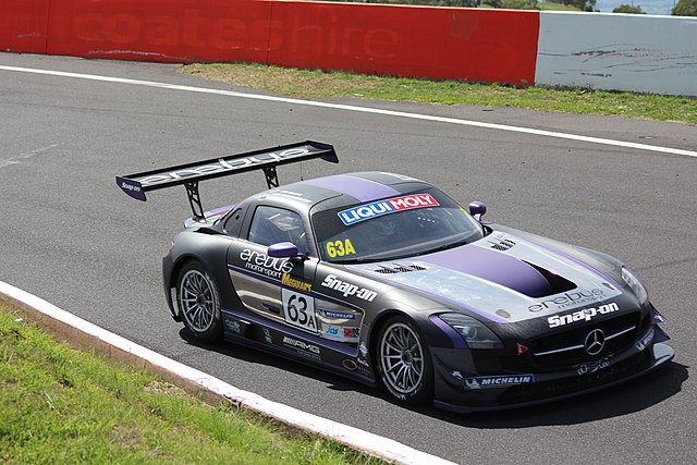 The Erebus run Mercedes-AMG GT3 driven by Peter Hackett, Lee Holdsworth and Tim Slade.