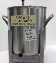 The original container of VSMOW (then called SMOW-1) collected by Harmon Craig SMOW-1 (VSMOW) original container.PNG