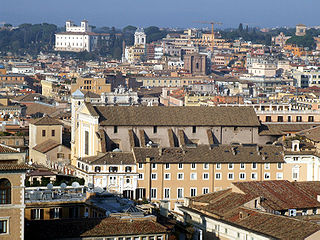 Santi Apostoli, Rome Roman Catholic basilica, a landmark of Rome, Italy