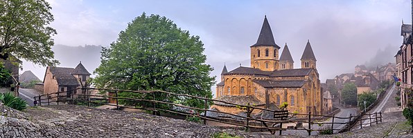 Saint Faith Abbey Church of Conques, Aveyron, France