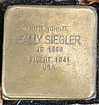 the stumbling block for Sally Siegler