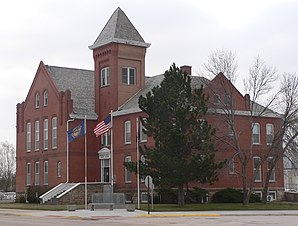 Sheridan County Courthouse, joka on listattu NRHP: ssä