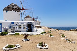 De windmolens van Mykonos