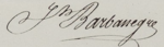 Signature de Joseph Barbanègre