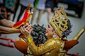 Silhig Festival Queen Holding a Sto. Niño